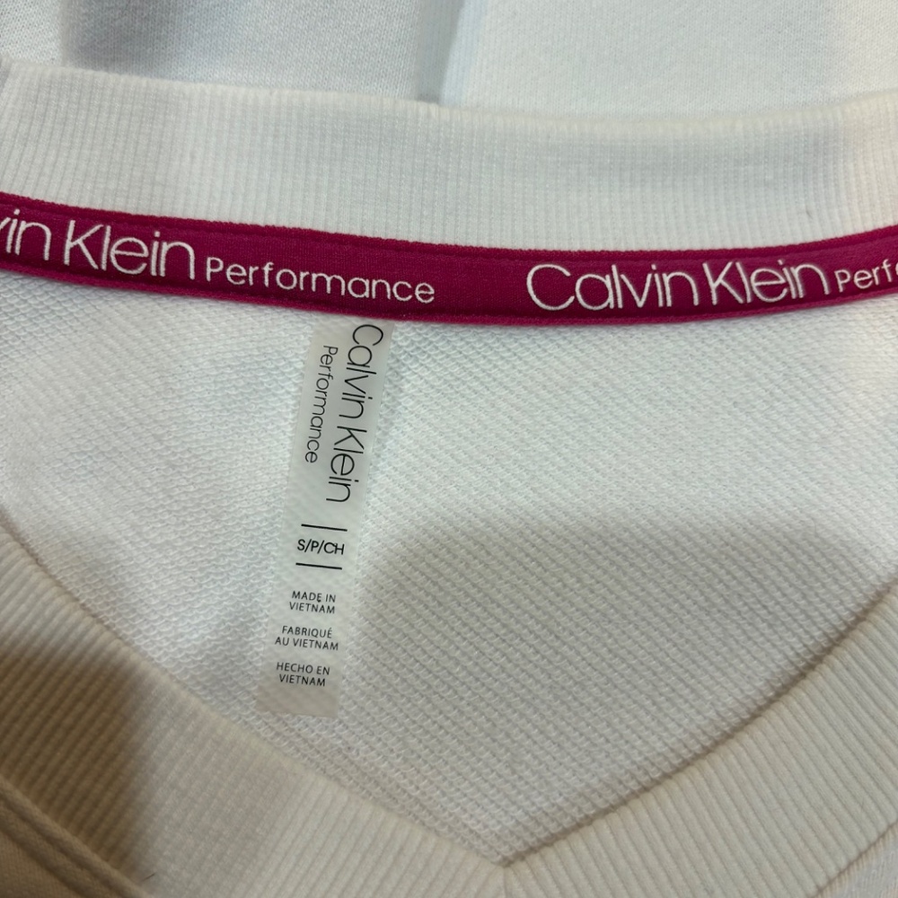 Calvin Klein Performance Crop Sweat Top Women's S - Picture 16 of 16